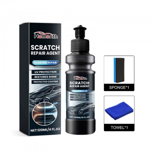 Homonth Scratch Repair Kit – Swiftly Remove, Polish & Restore Car Paint, Easy DIY Application 120ml